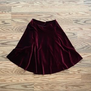 BlackMilk Mulled Wine Skater Skirt